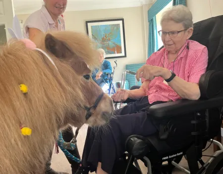 A Heart-warming Easter Visit from Ellie & Damson at Cherry Trees