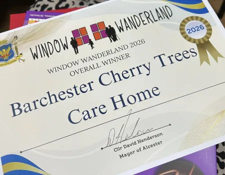 A Double Win for Cherry Trees at Alcester Window Wanderland