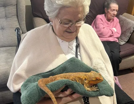A visit from Daisy