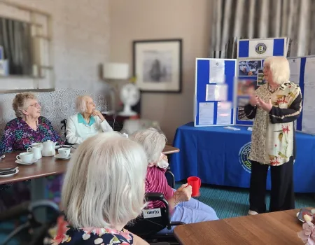 Guest Speaker at High Tea Society