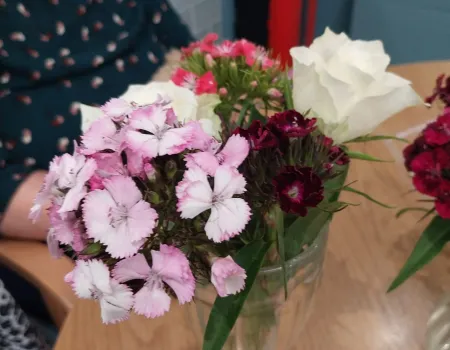 Flower arranging