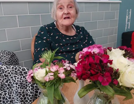 Flower arranging