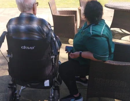 Enjoying the sunshine