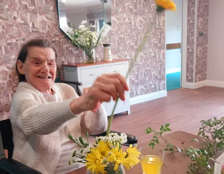 Flower arranging