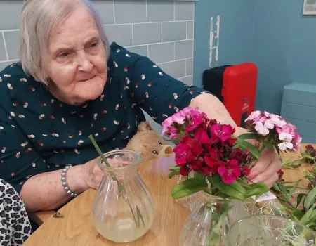 Flower arranging