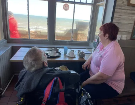 Residents enjoy a trip out 