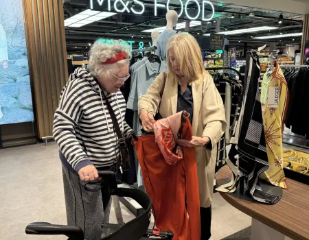 Shopping trip for a new outfit 