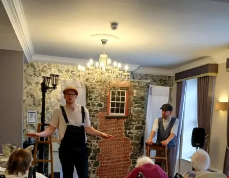 A fantastic visit from North East Productions! 