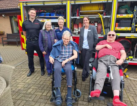 A visit from Malton Fire Station