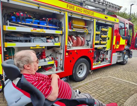 A visit from Malton Fire Station
