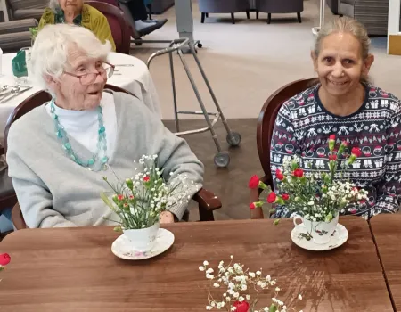 Flower arranging