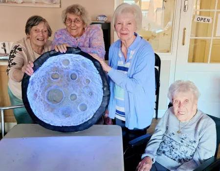 Resident Celebrate the Artemis Moon Mission