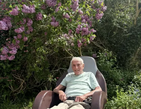Enjoying the sunshine