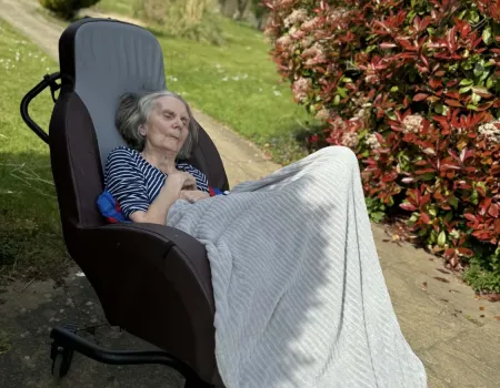 Enjoying the sunshine