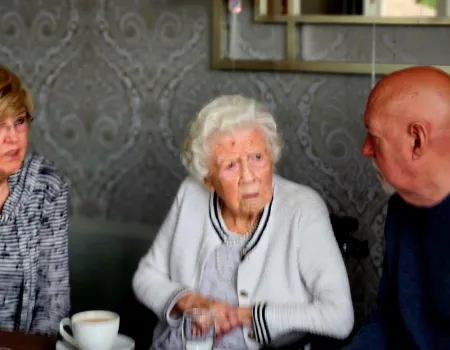 Double Celebrations! Joan celebrates her 103rd Birthday in style