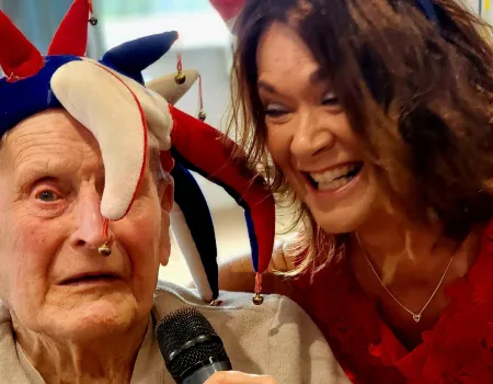 Double Celebrations! Joan celebrates her 103rd Birthday in style