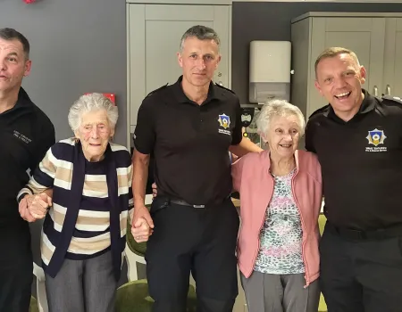 Residents celebrate International Firefighters Day