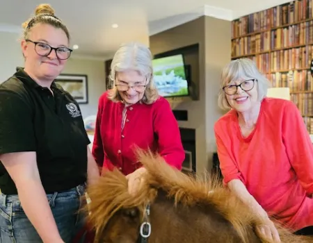 Therapy Ponies Visit Mount Tryon 