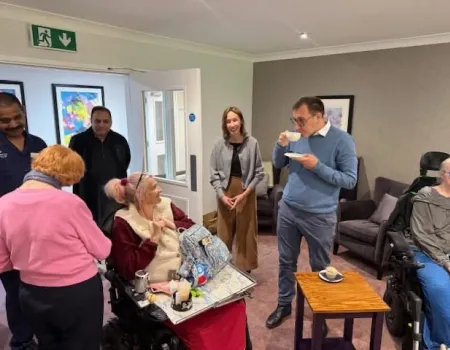 A visit from our local MP  