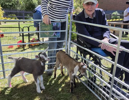 Intergenerational Farm Day for everyone at Woodland View 