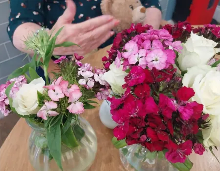 Flower arranging