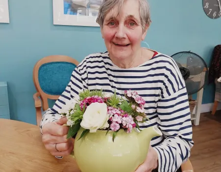 Flower arranging