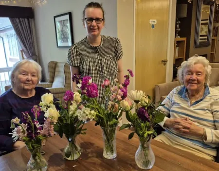 Flower arranging 