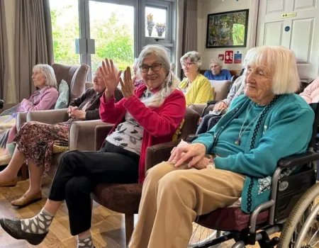 A Day all about Music, at our care home Lancaster Grange