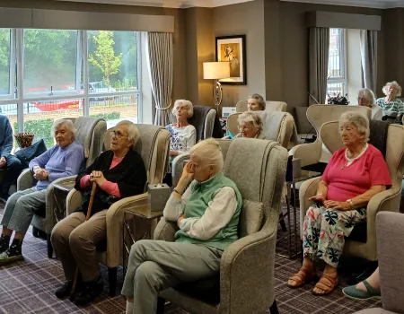 Wilton Place welcomes Nick from mini concerts