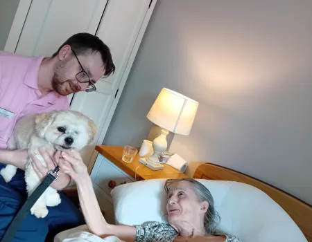 The Return of Lorenzo & Earl, Pet Therapy Dogs