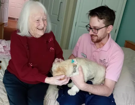 The Return of Lorenzo & Earl, Pet Therapy Dogs