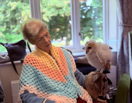 Residents meeting owls! 