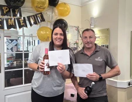 Colleagues celebrate long service