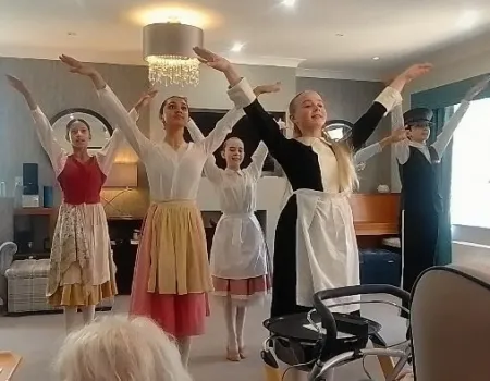 A visit from London Children's ballet