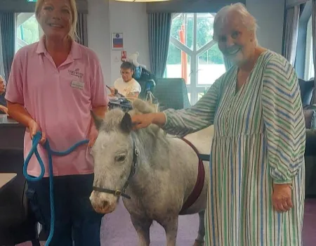 Therapy pony visit 