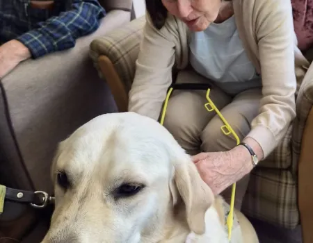 Inspiring Visit from Guide Dog Oliver