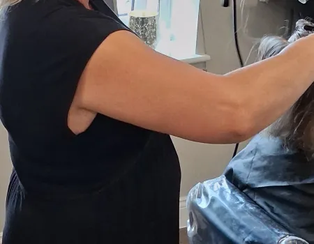 Residents enjoy some pampering!