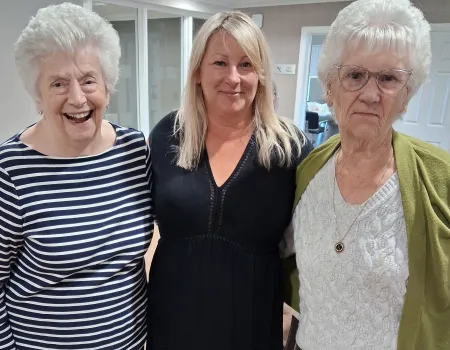 Residents enjoy some pampering!