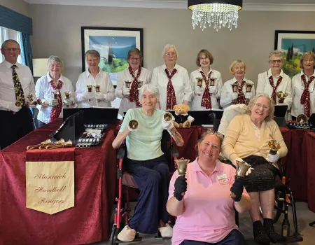 The Stanwick Handbell Ringers Visit