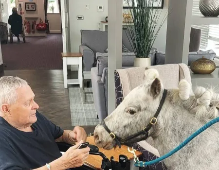 Therapy pony visit 