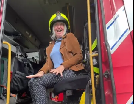 Visit From Shoreham Firefighters 