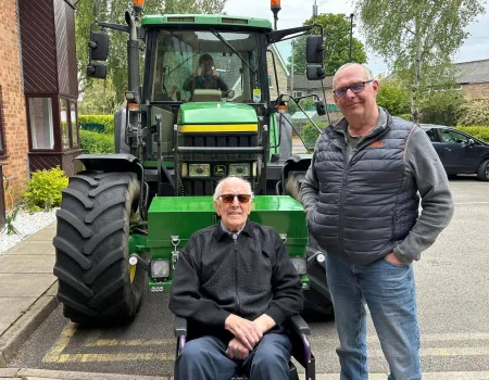 Tractor visit 