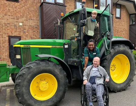 Tractor visit 