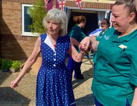 Orchard House, we stepped back in time and celebrated VE Day in true British style with a wonderful garden street party