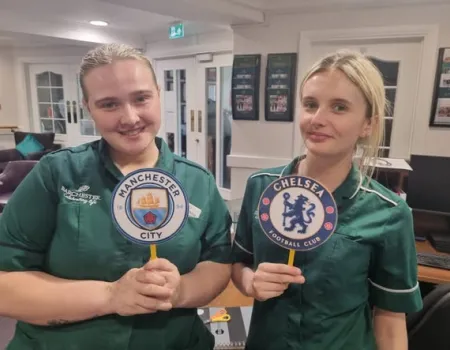 Residents enjoy FA cup final