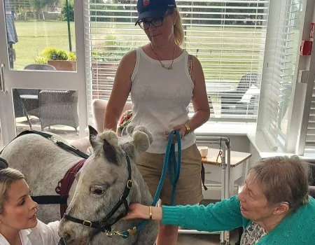 Therapy pony visit 