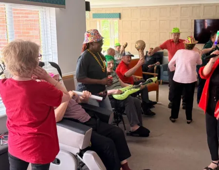 Dementia disco for VE Day 