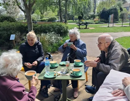 Minibus trip to Page Park in Kingswood