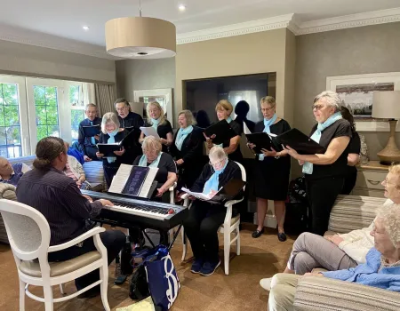 Hall Park welcomed back Bulwell Community Choir