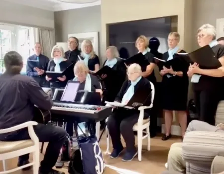 Hall Park welcomed back Bulwell Community Choir